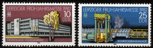 DDR MiNr. 2683/84 ** Leipziger Frühjahrsmesse