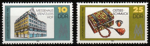 DDR MiNr. 2733/34 ** Leipziger Herbstmesse