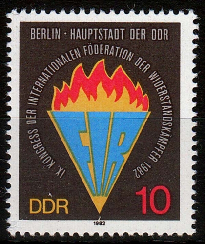DDR MiNr. 2736 ** Kongress der Internationalen Föderation