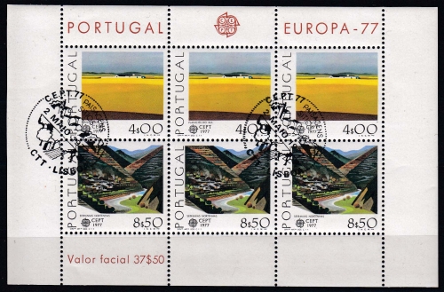 Portugal MiNr. Bl. 20 O, Europa/Cept Landschaften