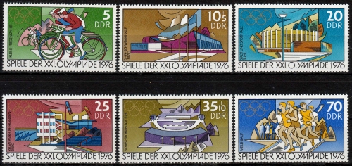 DDR MiNr. 2126/31 ** Olympische Sommerspiele Montreal