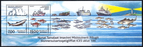 Grönland MiNr. Bl. 24 ** Internationaler Rat für Meeresforschung