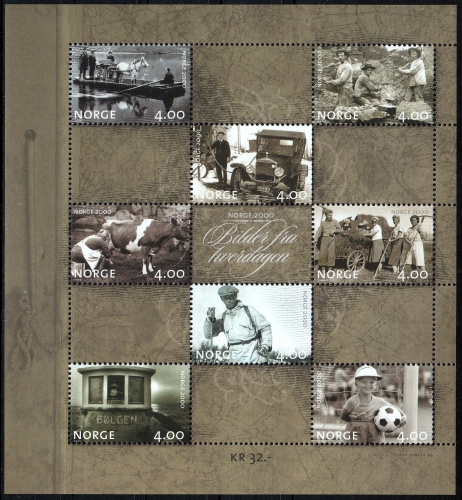 Norwegen MiNr. Klbg. 1327/28 ** Jahrtausendwende