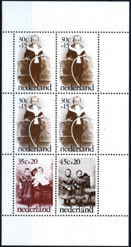 Niederlande MiNr. Bl. 13 ** 50 Jahre Jugendwohlfahrtsmaken "Voor het Kind"