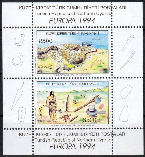 Türkisch-Zypern MiNr. Bl. 13 ** Europa: Entdeckungen und Erfindungen