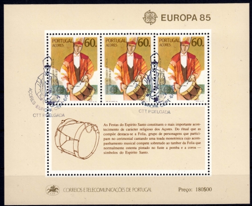 Azoren Block 6 O, Europa / Cept
