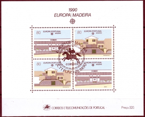 Madeira MiNr. Bl. 11 O Europa: Postalische Einrichtungen