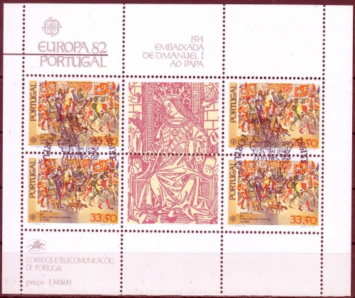 Portugal MiNr. Bl. 35 O Europa: Historische Ereignisse