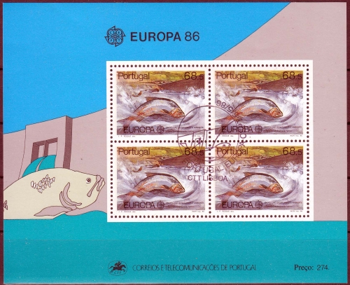 Portugal MiNr. Bl. 50 O Europa: Natur und Umwelt
