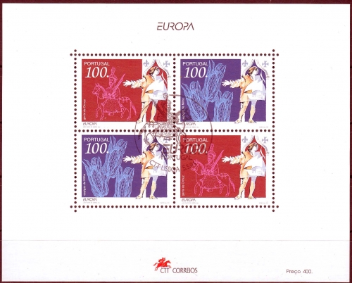 Portugal MiNr. Bl. 99 O Europa: Entdeckungen und Erfindungen
