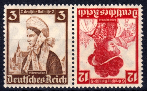 D. Reich Zd K 26 **, Trachten Zusammendruck