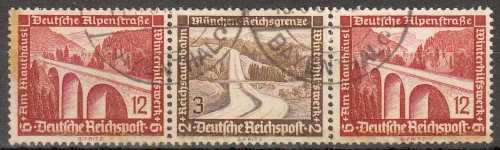 Deutsches Reich MiNr. Zd W 118 O Winterhilfswerk 1936, Bauten