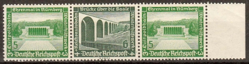 Deutsches Reich MiNr. Zd W 120 ** Winterhilfswerk 1936, Bauten