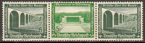 Deutsches Reich MiNr. Zd W 122 ** Winterhilfswerk 1936, Bauten