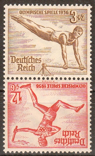 Deutsches Reich MiNr. Zd SK 28 ** Olympische Spiele 1936