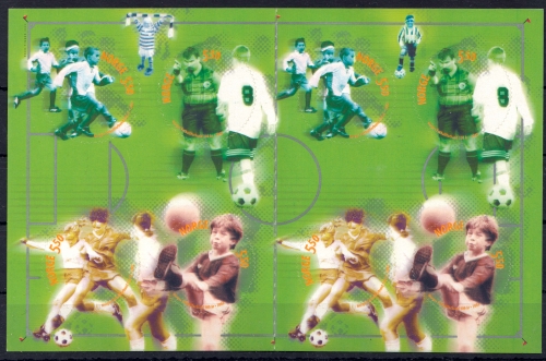 Norwegen MiNr. MH 1426/29 ** 100 Jahre Norwegischer Fußballverbund