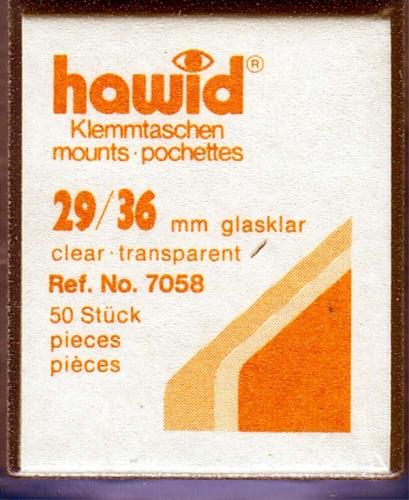 Hawid Taschen 29x36 glasklar, 7058 Neu