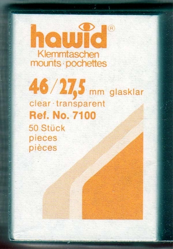 Hawid Taschen 46x27,5 glasklar, 7100 Neu