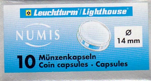 Münzkapsel CAPS 14 mm Neu