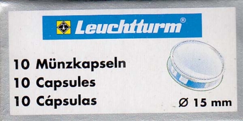 Münzkapsel CAPS 15 mm Neu