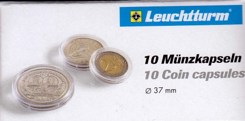 Münzkapsel CAPS 37 mm Neu