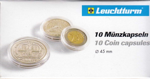 Münzkapsel Caps 45 mm Neu
