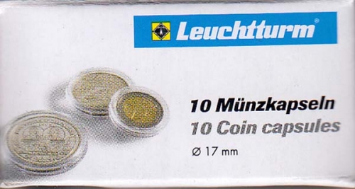 Münzkapsel CAPS 17 mm Neu