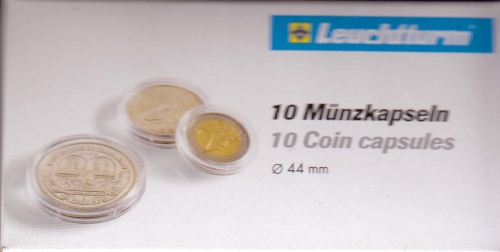 Münzkapsel CAPS 44 mm Neu