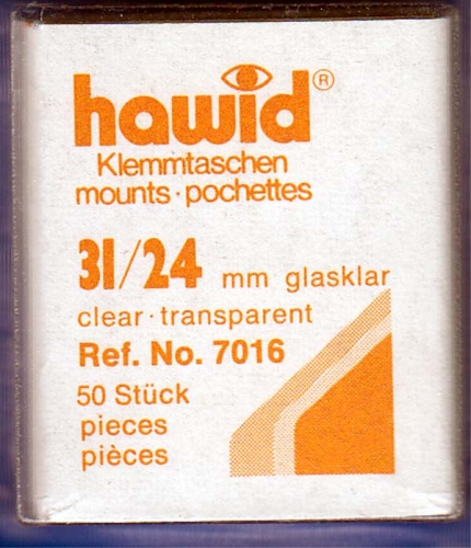 Hawid Taschen 31x24 glasklar 7016 Neu