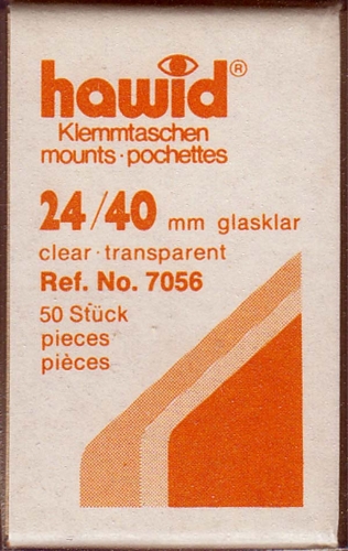 Hawid Taschen 24x40 glasklar, 7056 Neu
