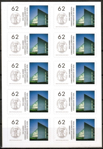 Bund MiNr. 3155 ** FB 48, 350 Jahre Christian-Albrechts-Universität