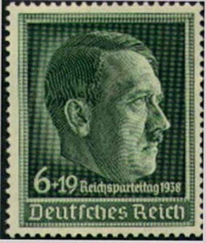 D. Reich MiNr. 672 x ** / MNH, Reichsparteitag Nürnberg