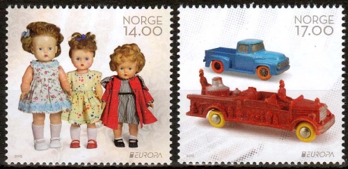 Norwegen MiNr. 1884/85 ** Europa: Historisches Spielzeug