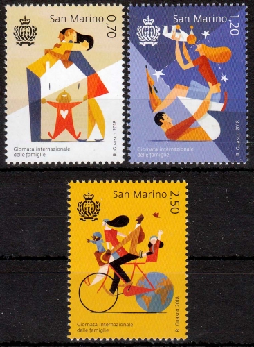 San Marino MiNr. 2743/44 ** Internationaler Tag der Familie