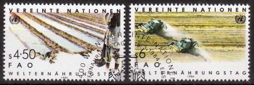UNO Wien MiNr. 39/40 O Welternährungstag