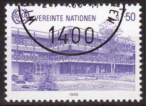 UNO Wien MiNr. 47 O 20 Jahre Turner Zentrum der Intern. Arbeitsorganisation
