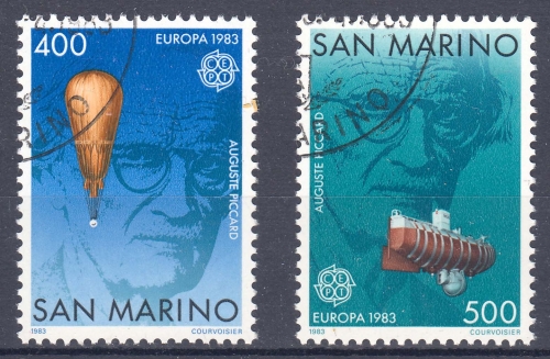 San Marino MiNr. 1278/79 O Europa: Große Werke des menschlichen Geistes