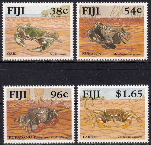 Fidschi MiNr. 640/43 ** Krabben