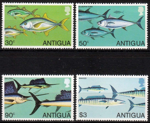 Antigua MiNr. 543/46 ** Fische
