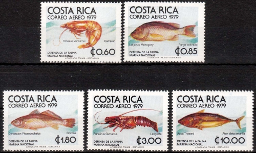 Costa Rica MiNr. 1024/28 ** Fische