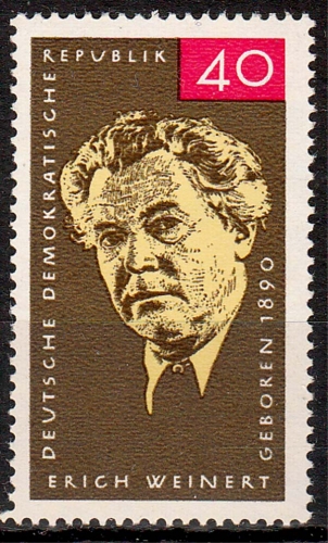 DDR MiNr. 1124 ** 75. Geburtstag von Erich Weinert