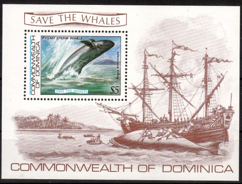 Dominica MiNr. Bl. 81 ** Wale