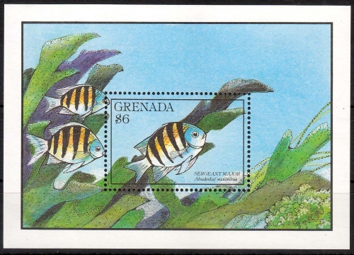 Grenada MiNr. Bl. 253 ** Fische