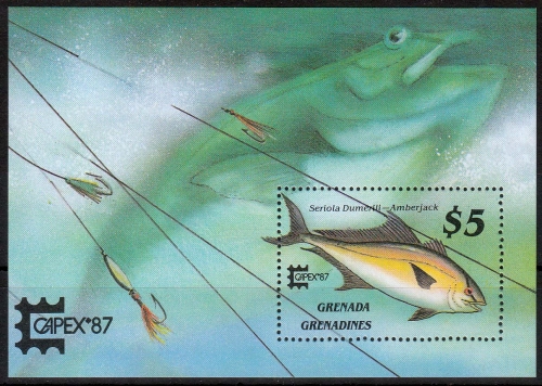 Grenada - Grenadines MiNr. Bl. 136 ** Internationale Briefmarkenausstellung