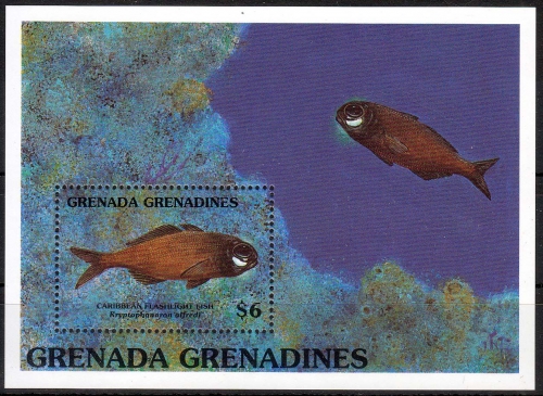 Grenada - Grenadines MiNr. Bl. 230 ** Fische