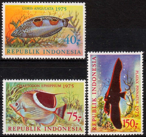 Indonesien MiNr. 827/29 ** Fische