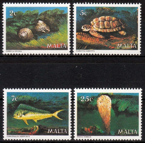 Malta MiNr. 599/02 ** Meerestiere