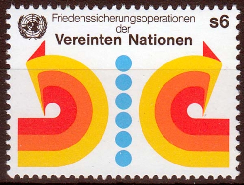 UNO Wien MiNr. 11 ** Friedenserhaltende Maßnahmen der Vereinten Nationen