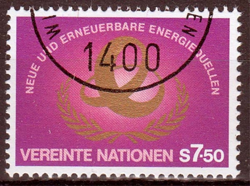 UNO Wien MiNr. 20 O Tagung der Vereinten Nationen über neue/erneuerbare Energie