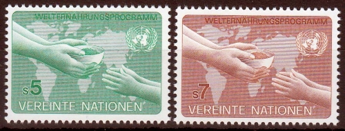 UNO Wien MiNr. 32/33 ** Welternährungsprogramm